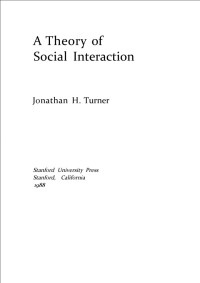 Image of A Theory of Social Interaction