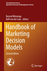 Handbook of Marketing
Decision Models