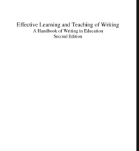 Image of Effective Learning And Teaching Of Writing
