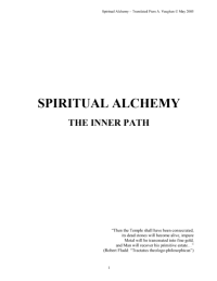 Image of Spiritual Alchemy The Inner Path