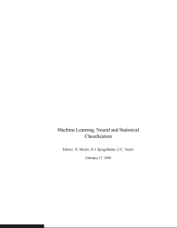 Image of Machine Learning Neural And Statistical Classification