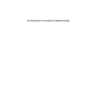 Image of The Psychology Of Religious Fundamentalism