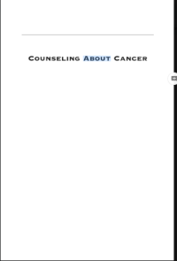 Image of Counseling About Cancer Strategies For Genetic Conseling