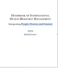 Image of Handbook Of International Human Resources Management Integrating People Process And Context