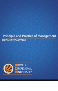 Image of Principle And Practice Of Management
