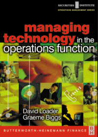 Image of Managing Techology In The Operations Function