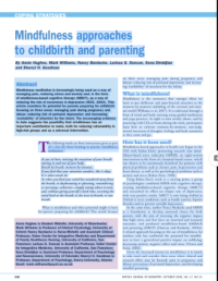 Image of Mindfulneess Approaches To Chidbirth And Perenting