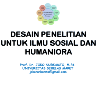 Image of Desain Penelitian Untuk Ilmu Sosial Dan Humaniora