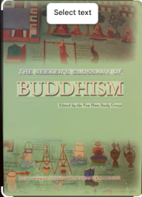 Image of The Seeker's Glossary OF Buddhism