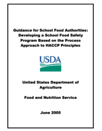 Image of Guidance For School Food Authorities DEveloping A School Food SAfety Progam Based On The Process Approsch #To HACCP Princiles