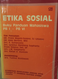 Image of Etika Sosial Buku Panduan Mahasiswa