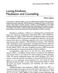 Image of Loving - Kindness Meditation And Counseling