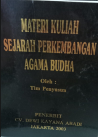 Image of Materi Kuliah Sejarah Perkembangan Agama Buddha