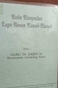 Image of Buku Kumpulan Lagu Taman Kanak Kanak