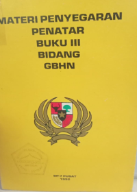 Image of Meteri Penyegaran Penatar Buku III Bidang GHN