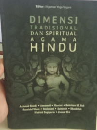 Image of Dimensi Tradisional Dan Spiritual Agama Hindu