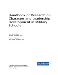 Handbook of Research on
Character and Leadership
Development in Military
Schools