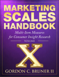 Marketing Scales Handbook