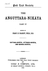 Image of The Aṅguttara-Nikāya Part IV: Sattaka-Nipāta, Atthaka-Nipāta, and Navaka-Nipāta