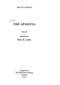 Image of The Apadāna Part II