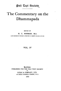 Image of The Commentary on the Dhammapada Vol. IV