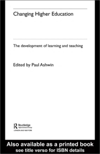 Image of The development of learning and teaching