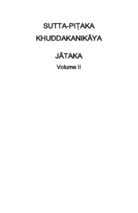 Image of KITAB SUCI SUTTA-PIṬAKA KHUDDAKANIKĀYA JĀTAKA Volume II
