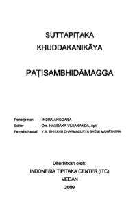 SUTTAPITAKA ■
KHUDDAKANIKÄYA