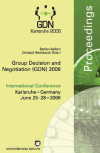 Group Decision and Negotiation