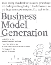 Image of Business Model Generation