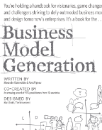 Business Model Generation