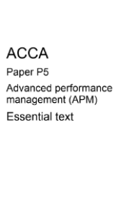 Advanced performance management (APM)