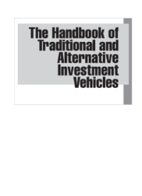 Image of The Handbook of Traditional and Alternative Investment Vehicles