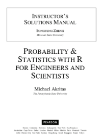 Image of PROBABILITY & STATISTICS WITH R FOR ENGINEERS AND SCIENTISTS
