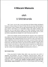 Image of 4 Macam Manusia