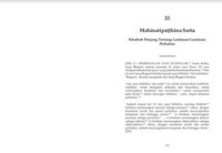 Image of Mahasatipatthana Sutta  Khotbah Panjang Tentang Landasan-landasan Perhatian