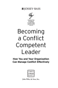 Image of Becoming a Conflict Competent Leader