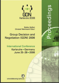 Image of Group Decision and Negotiation (GDN) 2006