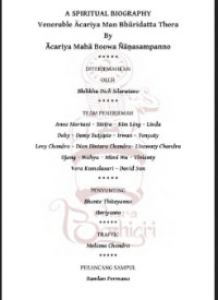 Image of A SPIRITUAL BIOGRAPHY  Venerable Ācariya Man Bhūridatta Thera