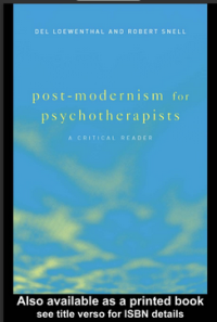 Post-modernism for Psychotherapists