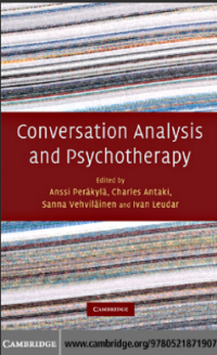 Image of Conversation Analysis and Psychotherapy