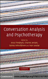 Conversation Analysis and Psychotherapy