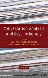 Image of Conversation Analysis and Psychotherapy