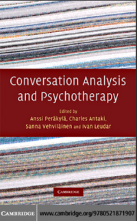 Conversation Analysis and Psychotherapy