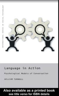 Image of Language in Action Psychological Models of Conversation