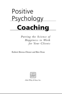 Positive Psychology Coaching