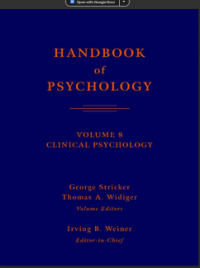 HANDBOOK of PSYCHOLOGY VOLUME 8