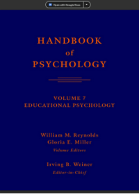 HANDBOOK of PSYCHOLOGY  VOLUME 7