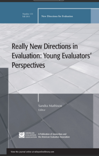 Image of Really New Directions in Evaluation: Young Evaluators’ Perspectives
