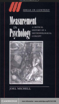 Image of MEASUREMENT IN PSYCHOLOGY